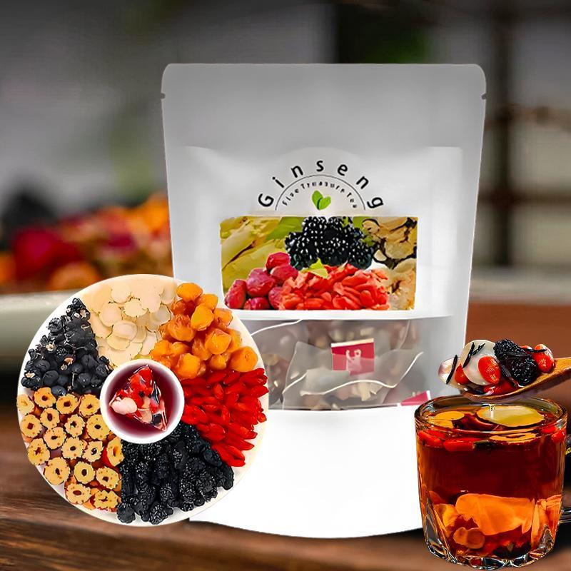 Herbal Wellness - Ginseng Vijf Schatten Thee Natuurlijke Energieboost