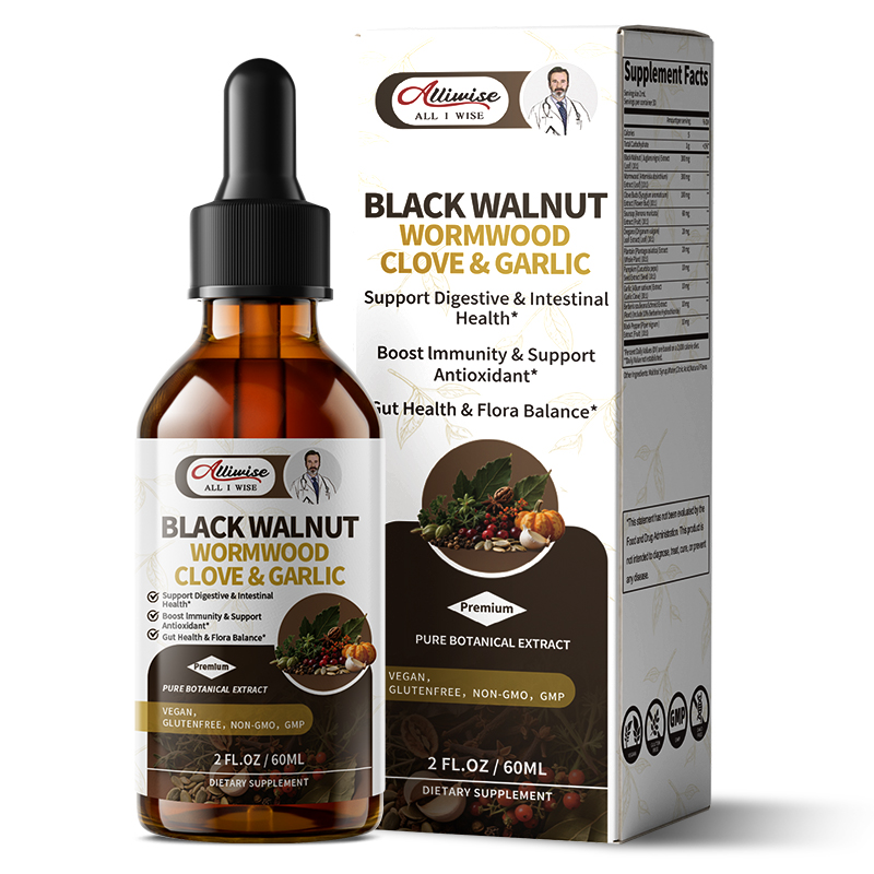 Herbal Wellness - Alliwise Zwarte Walnoot Lila Druppel met