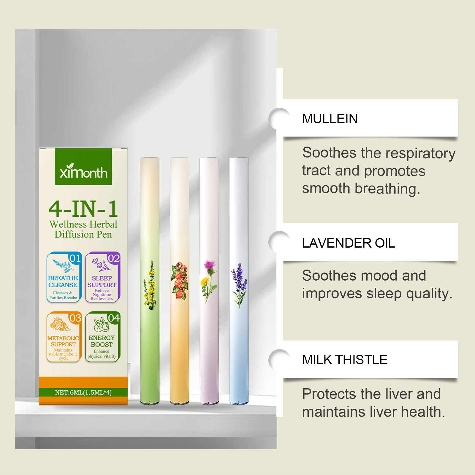 4-in-1 kruidenergie-combostick - Herbal Wellness recensie en prijs