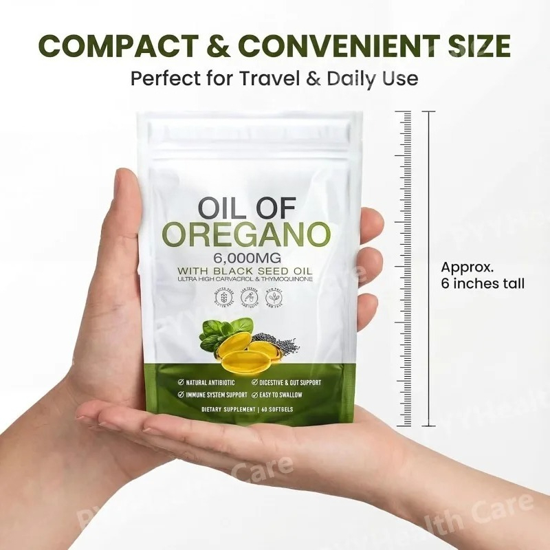 Oregano-olie met Zwarte Zaadol - Herbal Wellness recensie en prijs