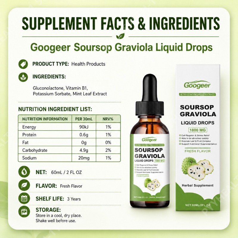 Zuurzak Graviola Blad- en Frui - Herbal Wellness Blend recensie en prijs